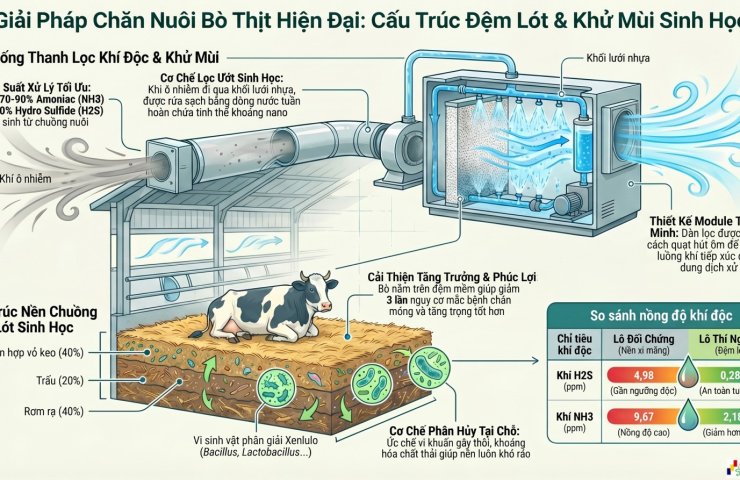 Hệ thống quan trắc mùi hôi trang trại chăn nuôi tối ưu