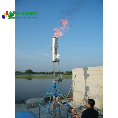 Đầu đốt khí biogas APO
